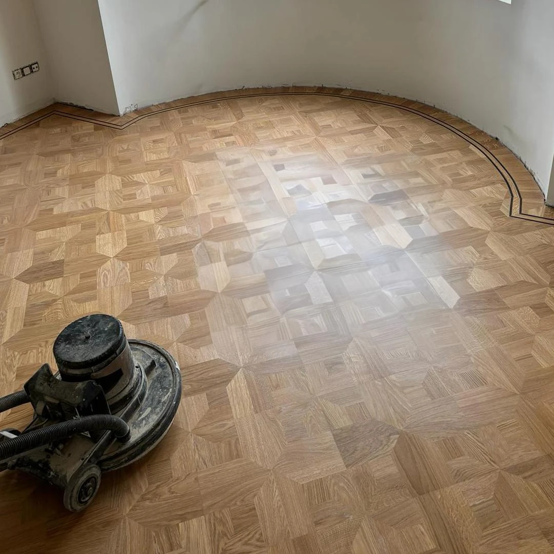 Eiken Stijlparket Diagonaal – Osmo White Wash