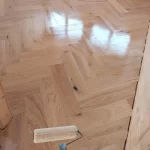 Plaatsen en behandelen visgraatparket met Osmo Hardwaxolie 3061-2