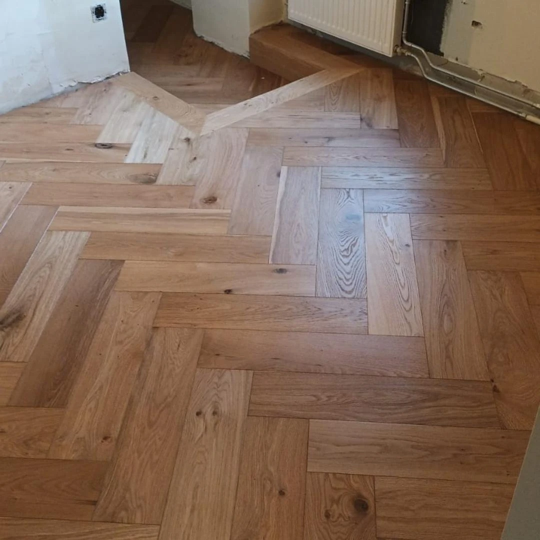 Eiken Visgraatparket Rustiek – Hardwaxolie Afwerking