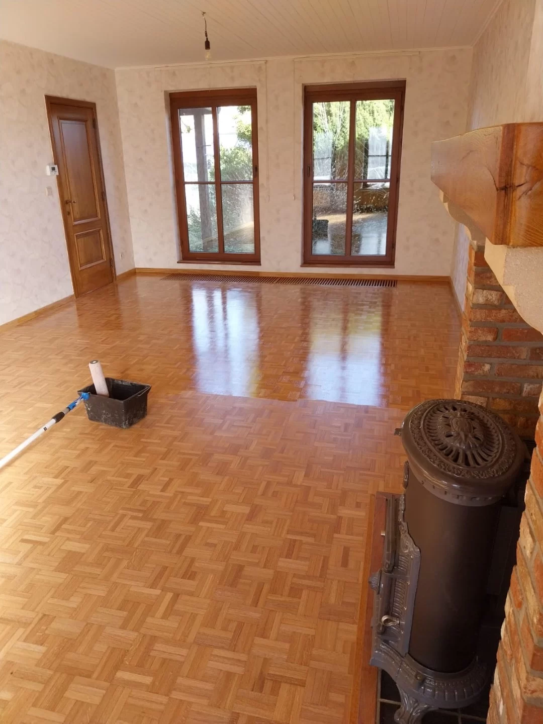 Mozaiekparket cabochon motief